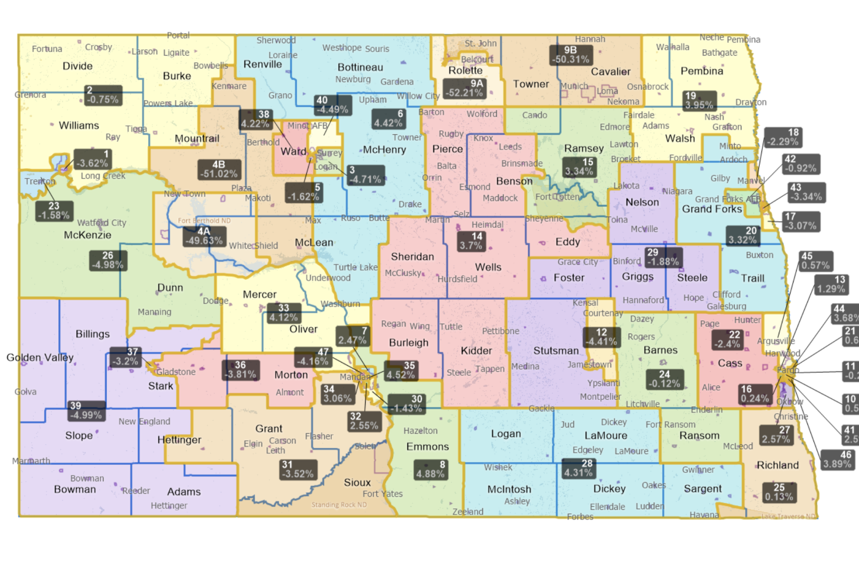 Redistricting lawsuits will not change North Dakota's legislative map